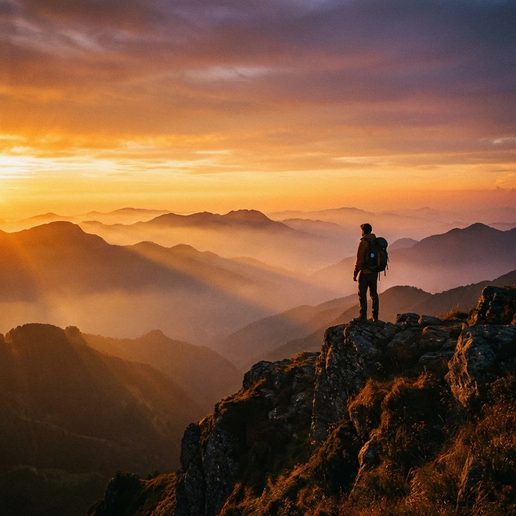 Travel adventure landscape