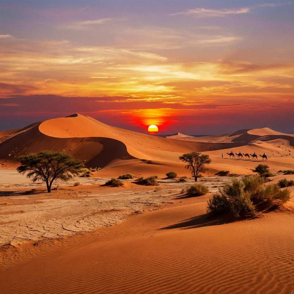 African Desert Landscape