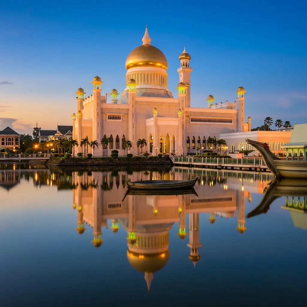 Sultan Omar Ali Saifuddien Mosque, Brunei