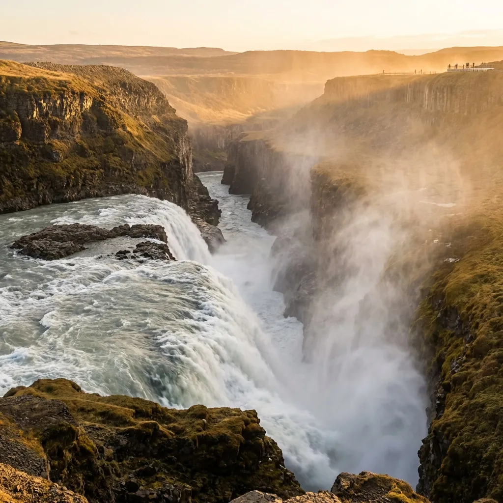 Gullfoss Waterfall