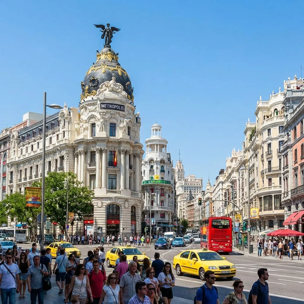 Gran Via, Madrid