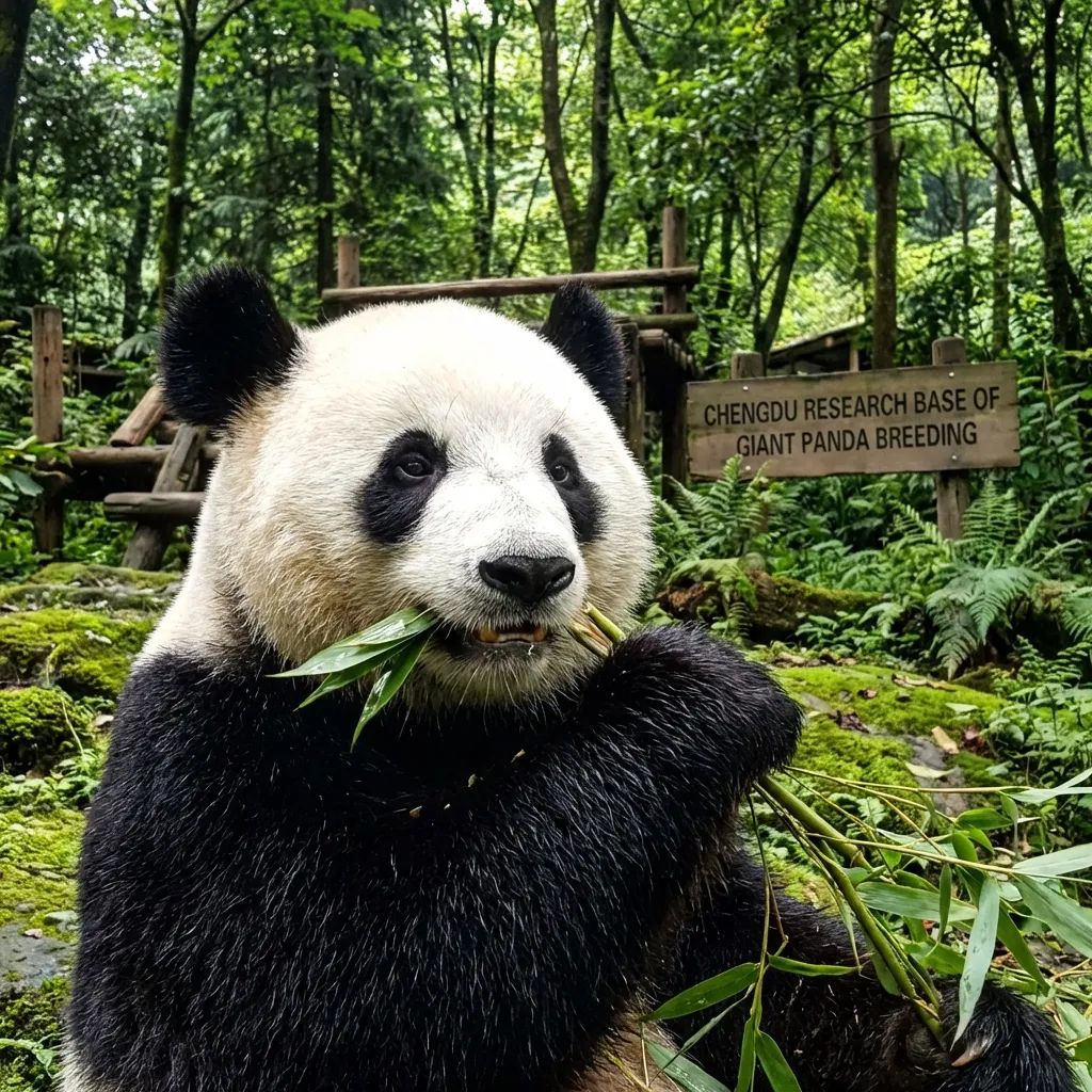 Giant Panda in Chengdu