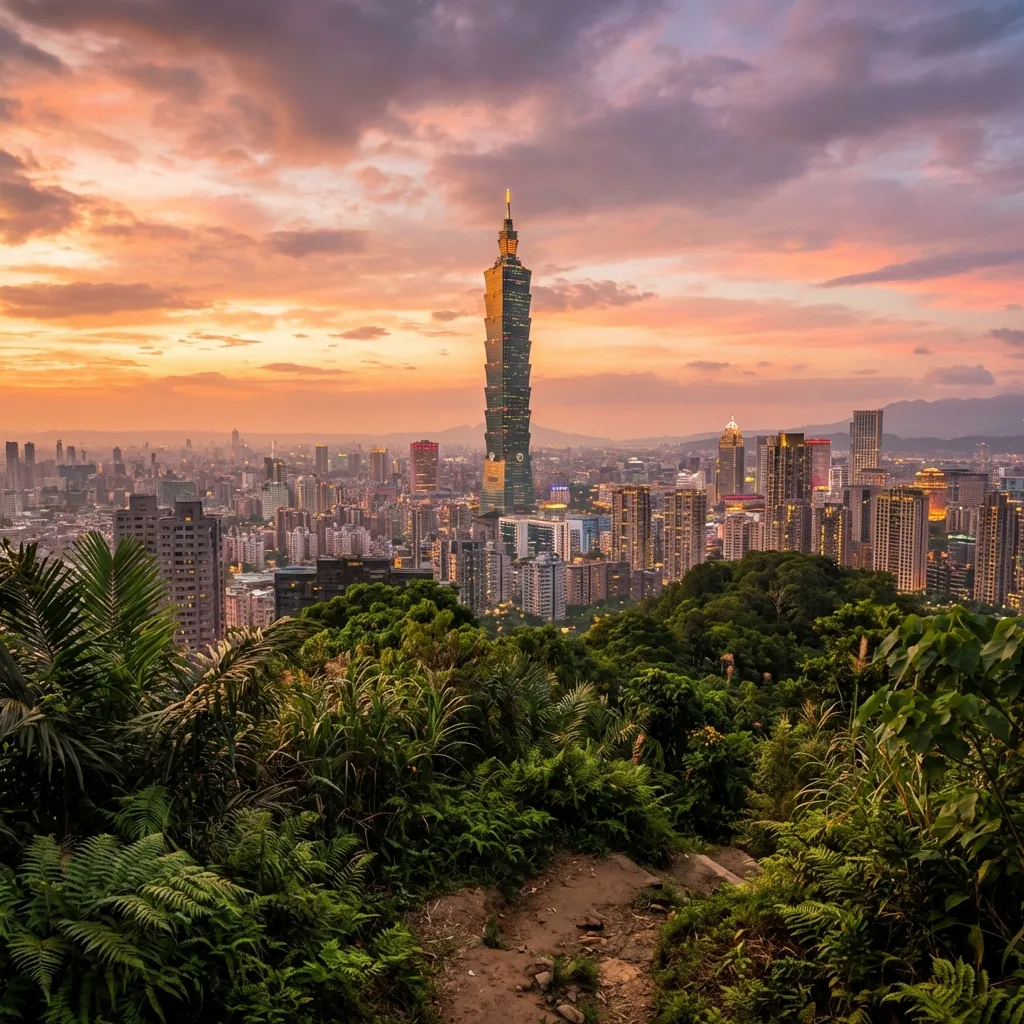 Taipei 101 Skyline