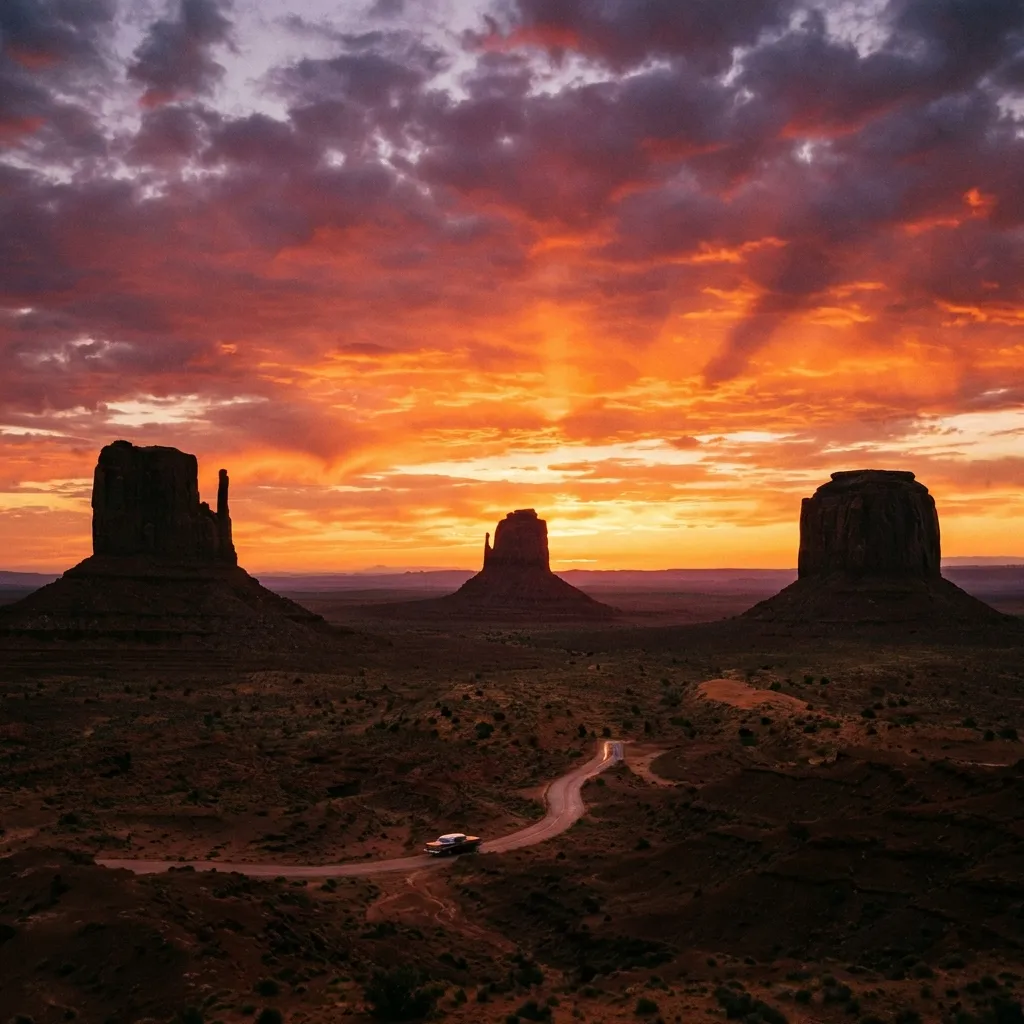 Monument Valley at Sunset